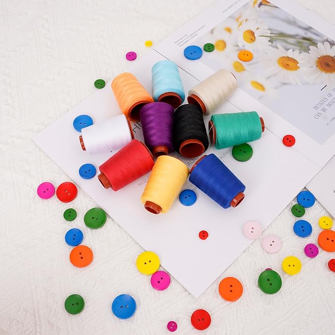 Sewing Thread Kit, All Purpose Sewing Thread 40wt, Hand Stitching - Image 2
