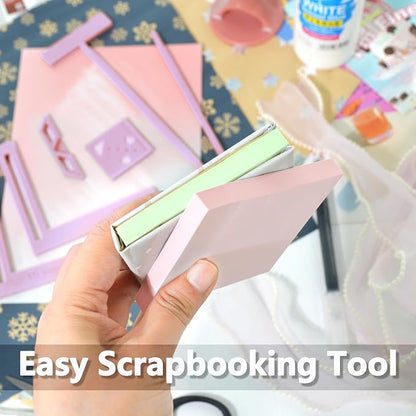 UPTTHOW 6Pcs Bookbinding Easy Scrapbooking Tool - Image 2