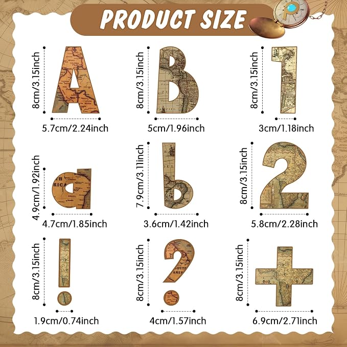 221 Pcs Bulletin Board Letters Round Alphabet Number Punctuation Symbol Combo - Image 3