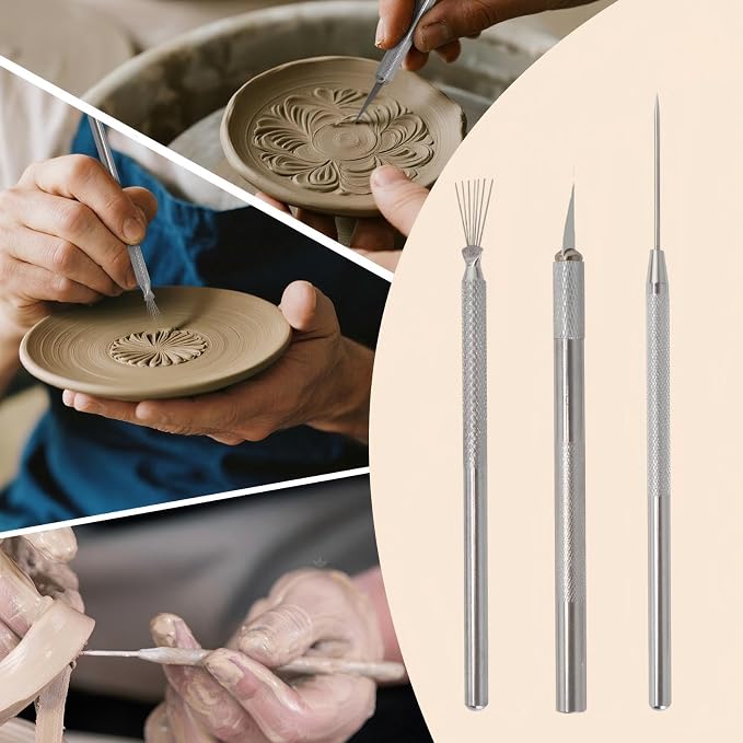 26 PCS Upgraded Polymer Clay Tools, Clay Sculpting, Acrylic Roller Pin - Image 2