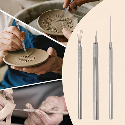 26 PCS Upgraded Polymer Clay Tools, Clay Sculpting, Acrylic Roller Pin - Image 2