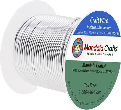 Mandala Crafts 16 Gauge Anodized Aluminum Craft Wire - Image 2