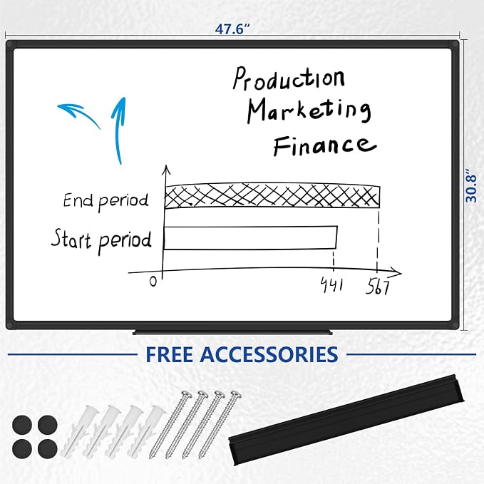 XBoard Magnetic Whiteboard 48 x 31 inch - Image 3