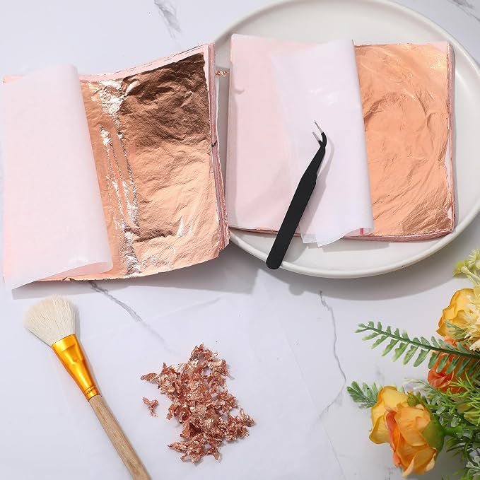 Cunhill 200 Pcs Gold Leaf Sheets - Image 4