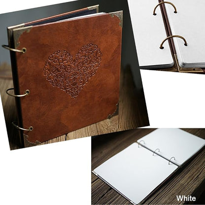 10 Sheets Double Sided Scrapbooking Refill Pages, 9.84x10.24" No Acid Thick - Image 4