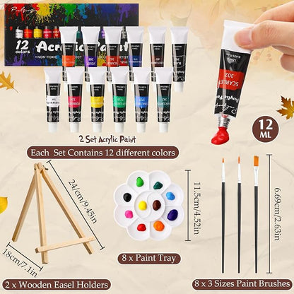 Cholemy 36 Pcs Paint and Sip Kit - Image 4