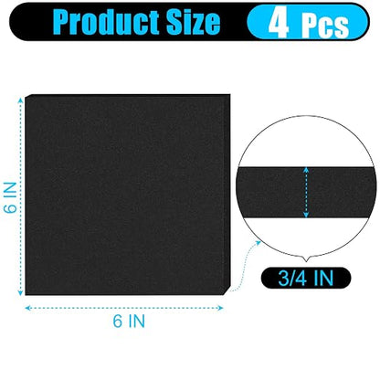 ToLanbbt 4 PCS Adhesive Foam Padding Sheets Closed Cell Neoprene Foam Sheet - Image 2