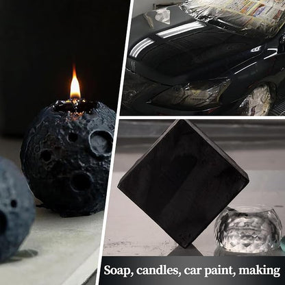 Mysterious Black Mica Powder, Natural Shimmer Mica Powder - Image 5