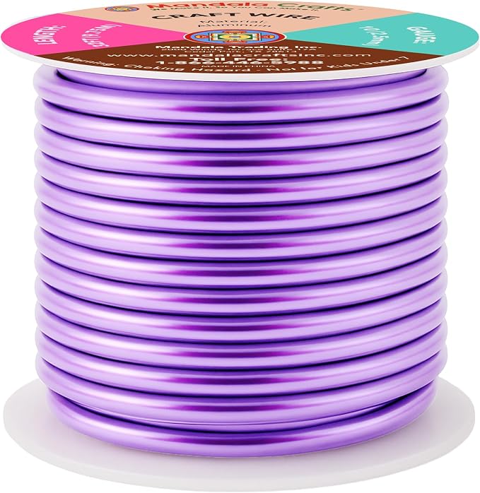 Mandala Crafts 10 Gauge Anodized Aluminum Craft Wire by MandalaCrafts