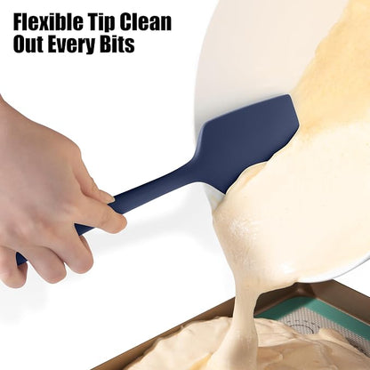 600°F Heat Resistant Silicone Spatula, Doosu High Temp Flexible Kitchen Rubber - Image 6