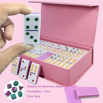 IDTQ Dominoes Set for Adults, Double 6 Dominos Game Set - Image 2