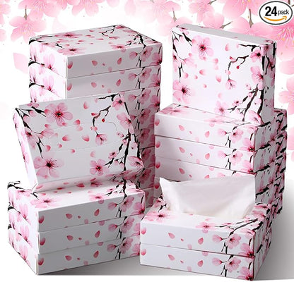 Yinder 24 Packs 960 Sheets Tissue Cube Car Facial Boxes Disposable Facial by Yinder