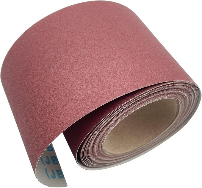 240 Grit Emery Cloth Roll, 4.5 Inch Wide 32.8 Ft Long Abrasive Sandpaper Rolls - Image 3