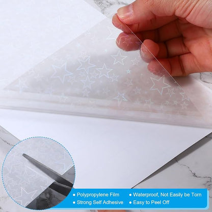 PATIKIL 11.7x8.3" Holographic Sticker Paper, 10Sheets A4 Polypropylene - Image 3
