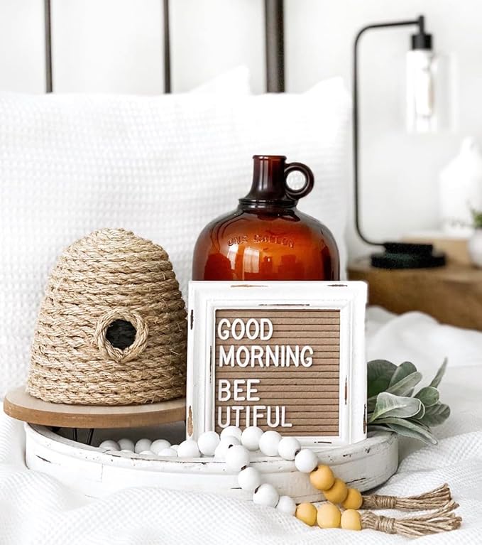 Mini Letter Board Small Felt Letter Board Letters and Symbols Trio - Image 2