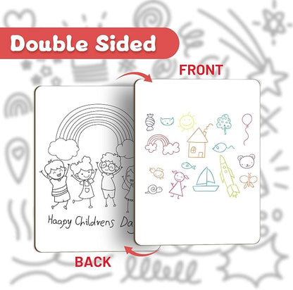 White Board Dry Erase Boards Classroom Pack Mini White Boards 9" x12” Double - Image 3