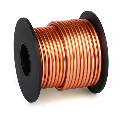 Aluminum Craft Wire, 32.8 Feet 3.0 mm/ 8 Gauge Copper Bendable Soft Metal by Cadikez