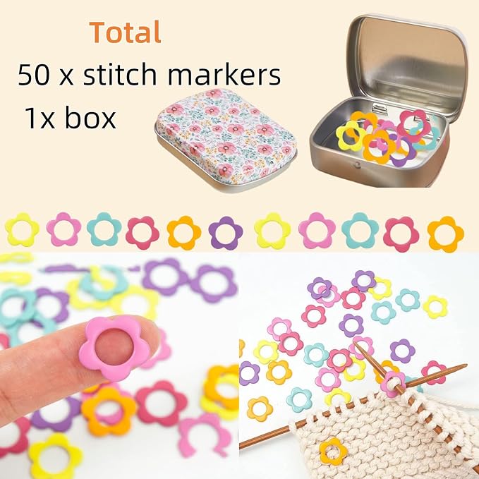 50Pcs Split Ring Stitch Markers - Image 7