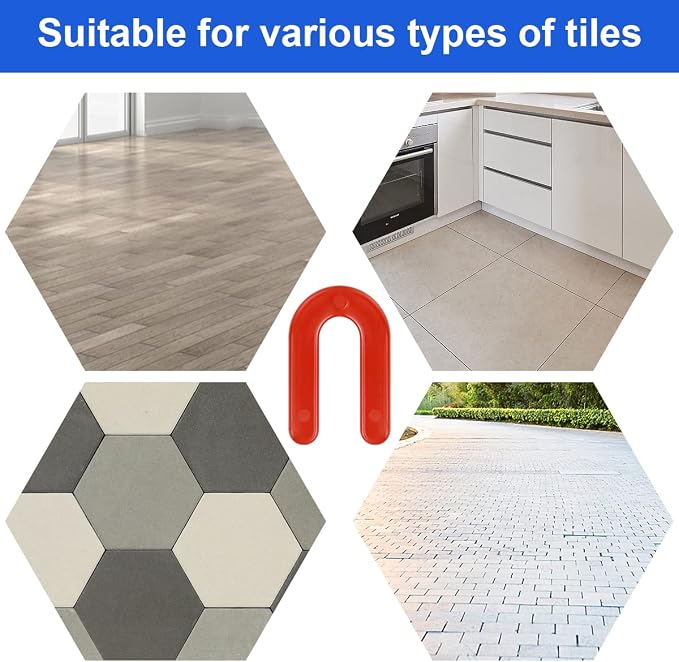 DGSL Tile Leveling System Tile Spacers 1/16+1/8+3/16+1/4 Inch, 400 pieces - Image 4