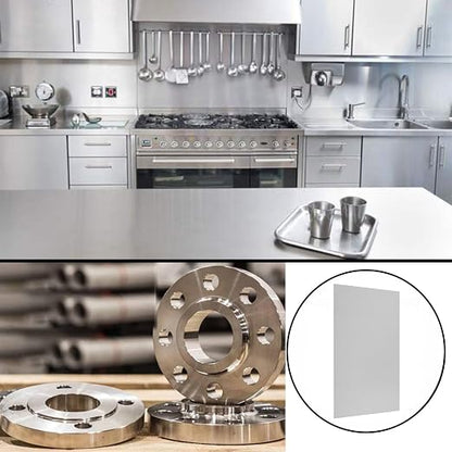 304 Stainless Steel Sheets Metal 10" x 17" x 1/64" Inch 304 Stainless Steel - Image 7