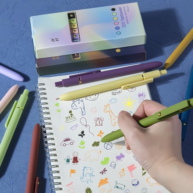 Colored Pens, 0.5mm Colored Ink Gel Pen - Image 3