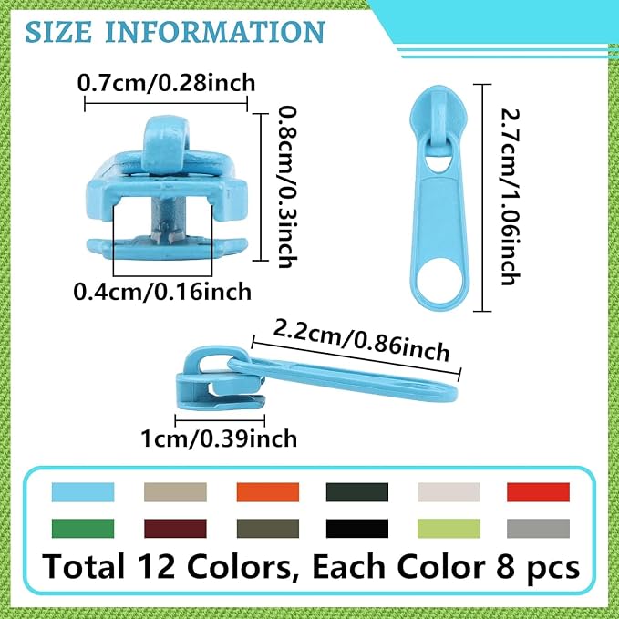 DOITEM 96Pcs Zipper Repair Kit - Image 3