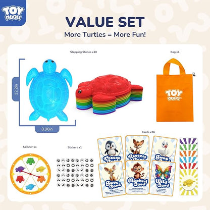 TOY Life 10 Pcs Turtle Balance Stepping Stone - Image 8