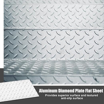 1pcs Diamond Plate Sheet Metal Heavy Duty Tread Aluminum Sheet Diamond Tread - Image 5