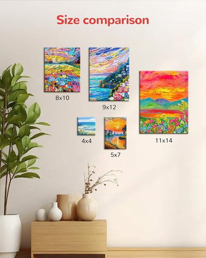 Small Painting Canvas Boards 60 Pack 5x7 Inch Kids Canvas Panels Blank White - Image 6