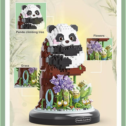 Panda Flower Building Set for Adult Party Favors for Kids Animal Building - Image 5