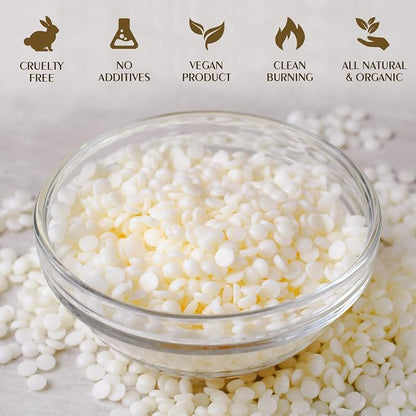 Soy Wax for Candle Making, Waxcanpy Organic Candle Wax, Natural Soy Wax for - Image 3