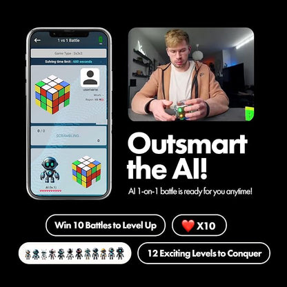 Connect | AI Robot Cube & Smart Cube, Self Scrambling STEM Cube - Image 7