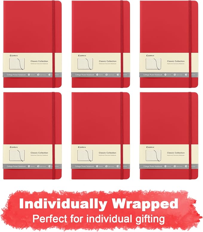 Comix 6 Pack Lined Journal Notebooks - Image 6