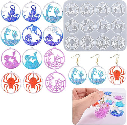 ABC Keychain Resin Mold by EVERELAMSiliconeMolds