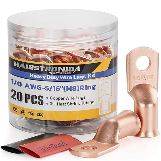 haisstronica 10pcs 1/0 AWG by HAISSTRONICA