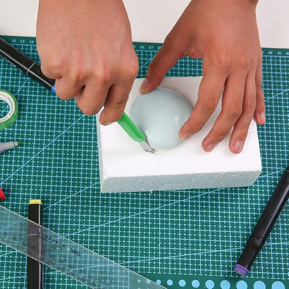 Crafare 8 Pack Craft Foam Blocks 6X4X2in Polystyrene Brick Rectangle - Image 5