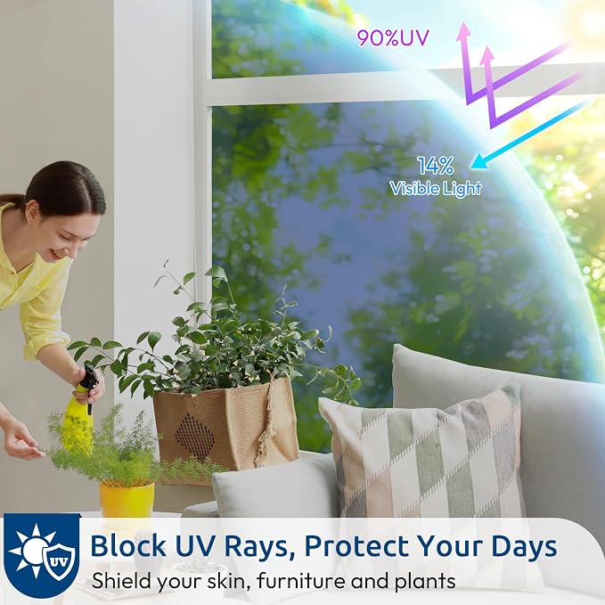 rabbitgoo Window Privacy Film One Way Window Tint - Image 3