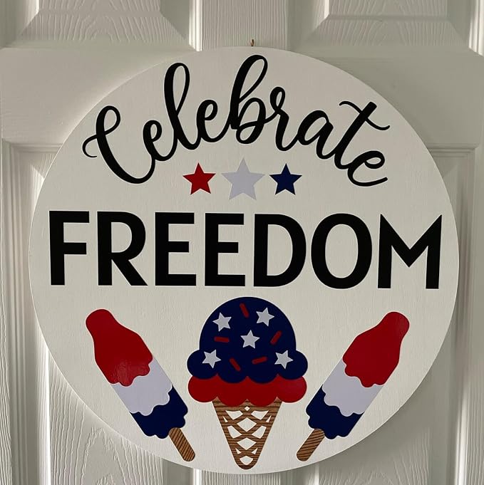 Patriotic Welcome Stencils 12” 4th of July Stencil Independence Day Stencils - Image 5