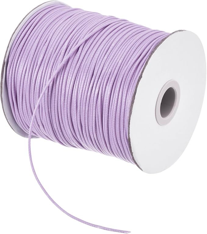 MECCANIXITY Waxed Cord 1.5mm Waxed Polyester Cord 175 Yard Wax String by MECCANIXITY