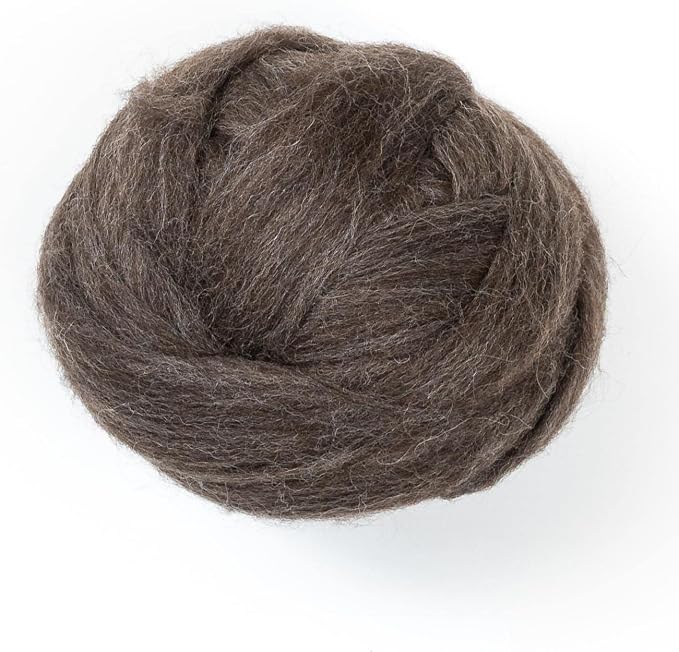 Kondoos Natural Wool roving, 8 OZ. Best - Image 3