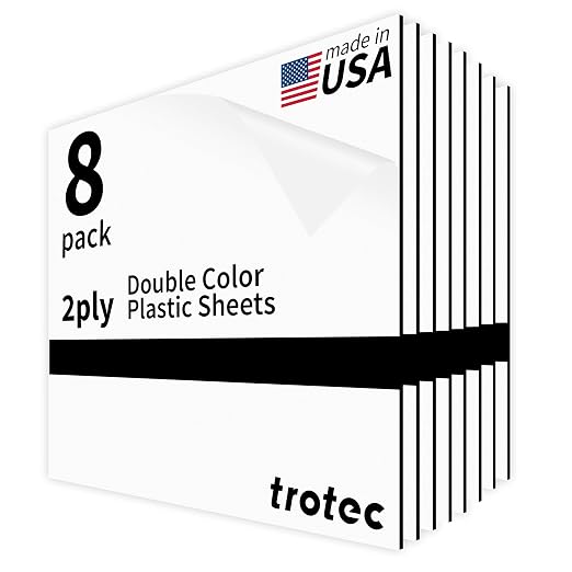Trotec TroLase | 12"x12"x1/16", Guillotine | Made in USA by TrotecEngravingSupplies