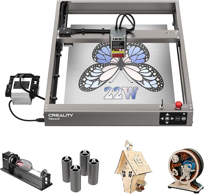 Creality 22W Laser Engraver 4-in-1 Rotary Roller Kit by Creality