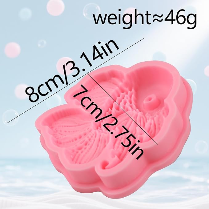 1 Pcs Vivid Ocean Theme Fish Fondant Mold, Cute Fish Candy Silicone Mold - Image 6
