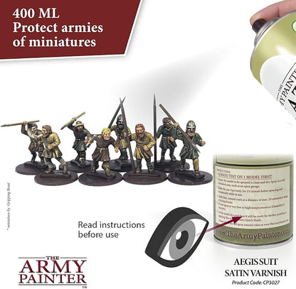 The Army Painter Satin Varnish, Spray Paint Varnish - Image 4
