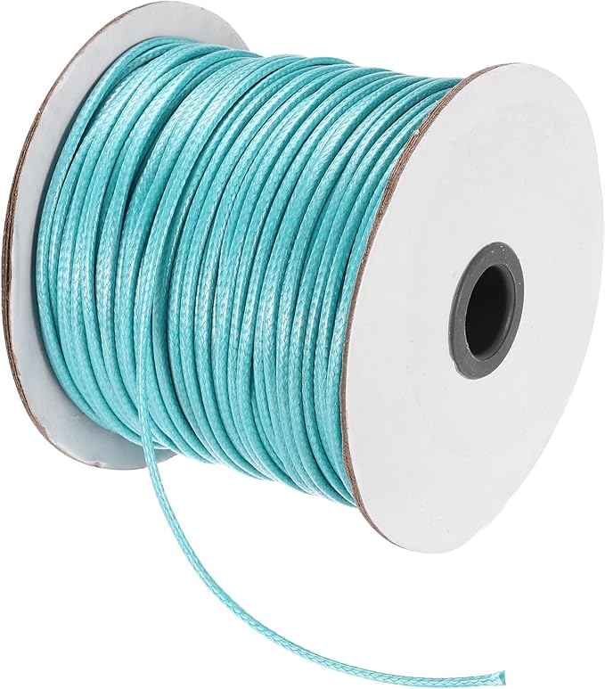 MECCANIXITY Waxed Cord 2.5mm Waxed Polyester Cord 87 Yard Wax String by MECCANIXITY