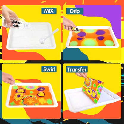 Water Marbling Paint for Kids - Image 4