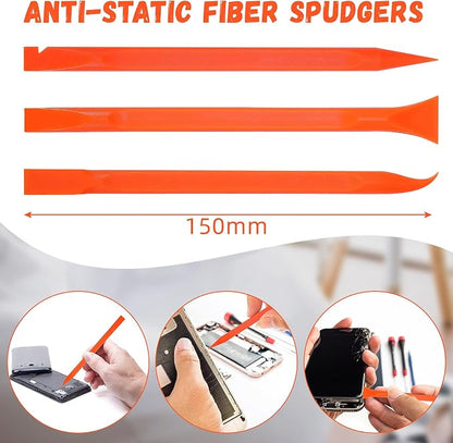 Minatee 18 Pieces Non-scratch Plastic Scraper Tool Multi-purpose Carbon Fiber - Image 2