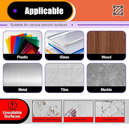 30 Pcs Large Strong Double Sided Adhesive Pads, Made of 3M, Heavy Duty Square - Image 7