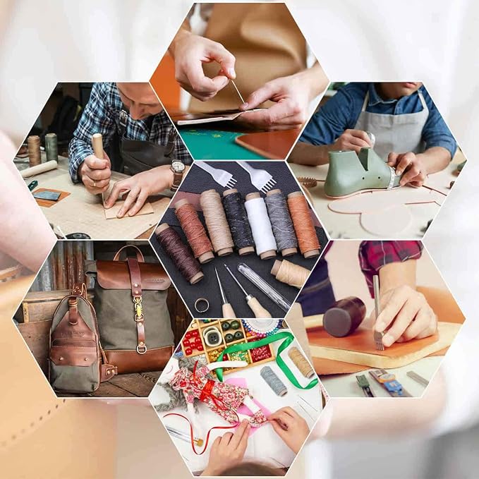 Cridoz 35 Pcs Leather Pouch Kit - Image 7