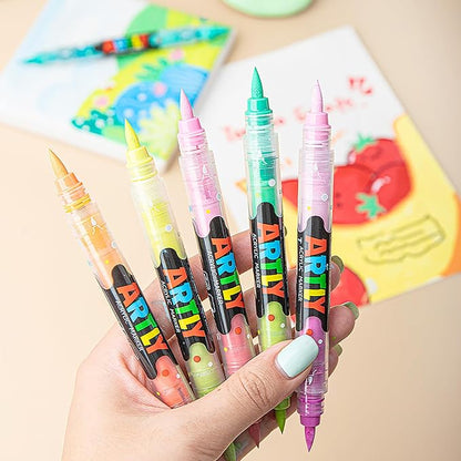 96 Colors Paint Markers, Dual-Color Acrylic Pens - Image 7